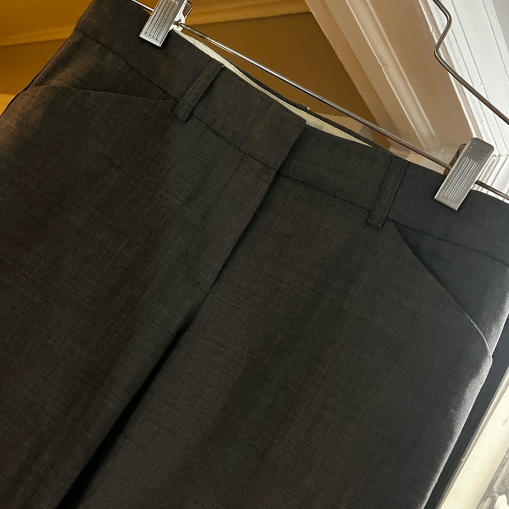 Theory Dark Gray Boot Cut Pants